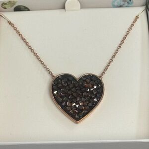 Swarovski Crystal Heart Pendant Necklace